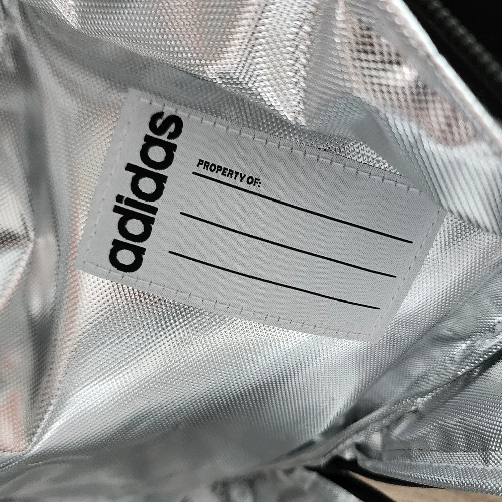 Adidas Santiago Insulated Lunch Bag Gray Black NWT - Picture 14 of 15